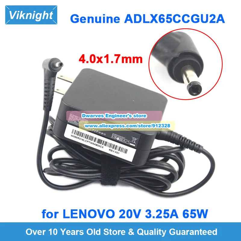 Genuine 20V 3.25A 65W AC Adapter ADLX65CCGU2A Charger For LENOVO IDEAPAD 310S-14AST 320S-13IKB 710S PLUS-13ISK L340 FLEX 4/5