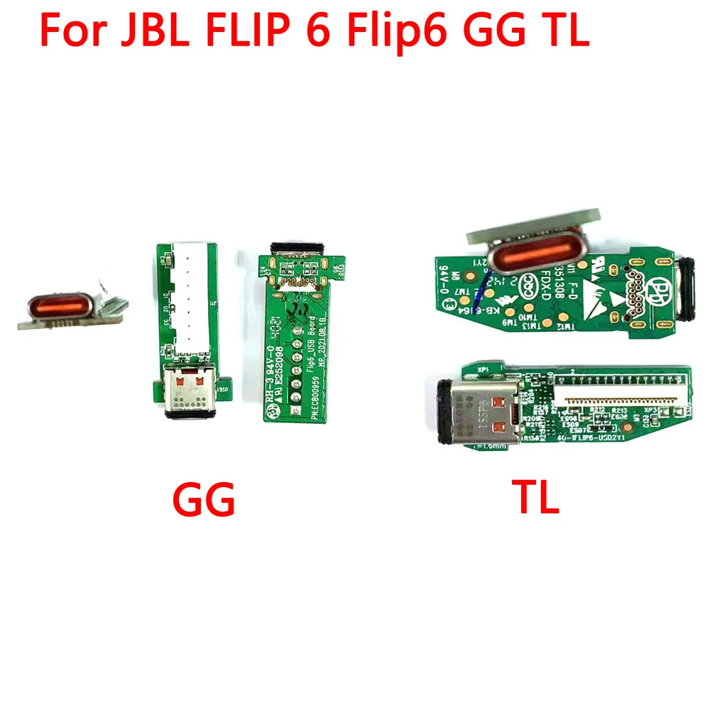 For JBL FLIP 6 GG TL Micro USB Type C Charge Port Socket Jack Power Supply Board Connector For JBL FLIP6