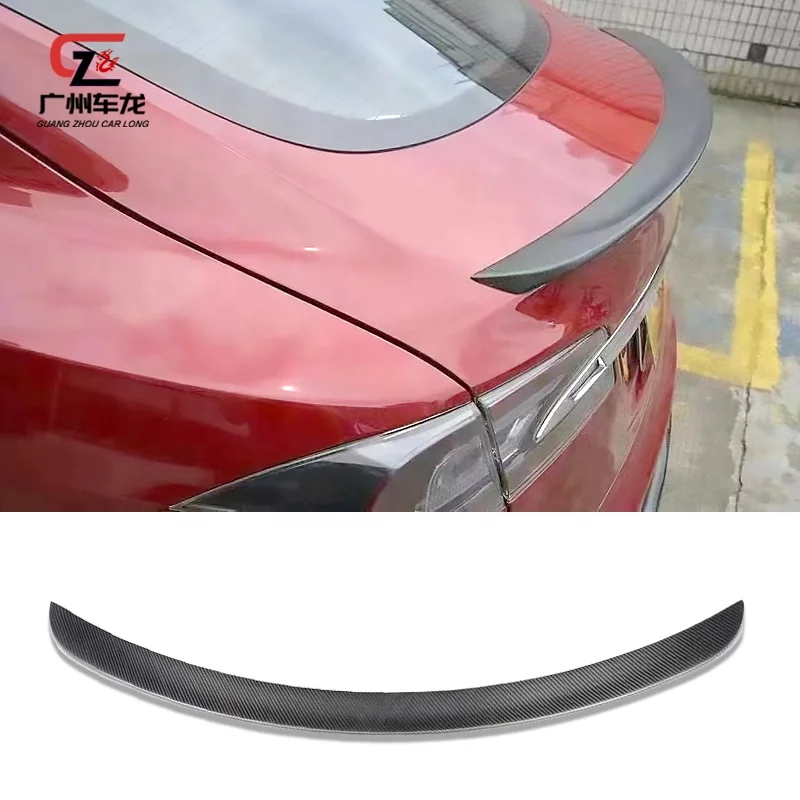 

High Quality Carbon Fiber Rear Spoiler For Tesla Model S 2014-2023 Car Spoiler