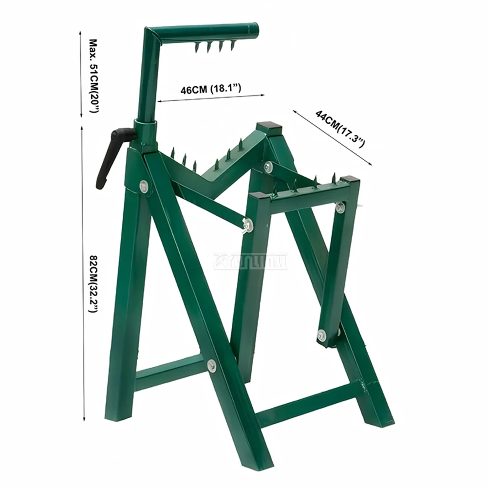 휴대용 나무 식품 고정 브래킷 300kg 두꺼운 신형 중량급 크래킷, 접이식