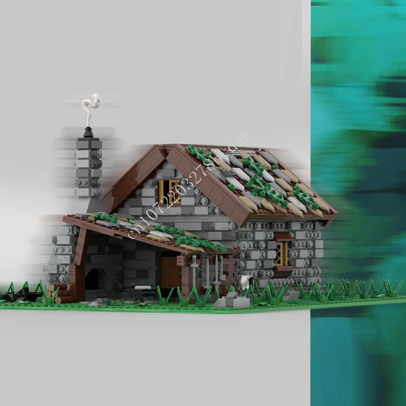 Small Medieval Village MOC Creative street view Model Custom Puzzle Architecture Education Technology DIIY Model kids Toy Gift