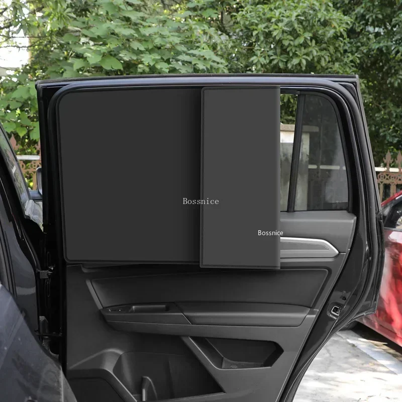 Universal Car Sunshade Window Magnetic Suction Sunshade Heat Insulation Cloth Cover Car Side Sunshade 2022