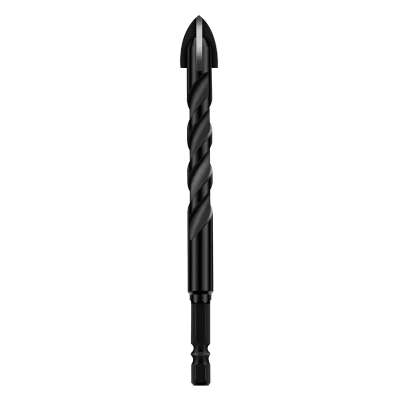 Foret à carrelage hexagonal croisé pour verre, béton, céramique, ouvre-trou, carbure de tunstenon, jeu d'embouts en alliage dur, outils 3 4 5 6 8 10 12mm