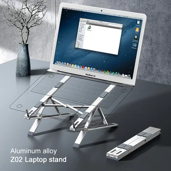 Oatsbasf Verstelbare Laptophouder Ondersteuning Notebook Standaard Voor Mackbook Pro Riser Draagbare Laptop Stand Cooling Computer Beugel