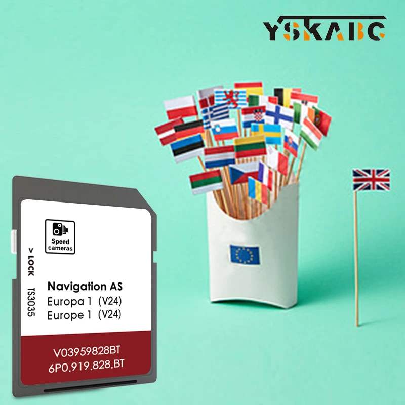 SD Card for Seat Leon 5F Ibiza Leon Car GEN2 Sat Navigation MIB2 System Maps Update Europe UK 2026 V24 GPS Accessories
