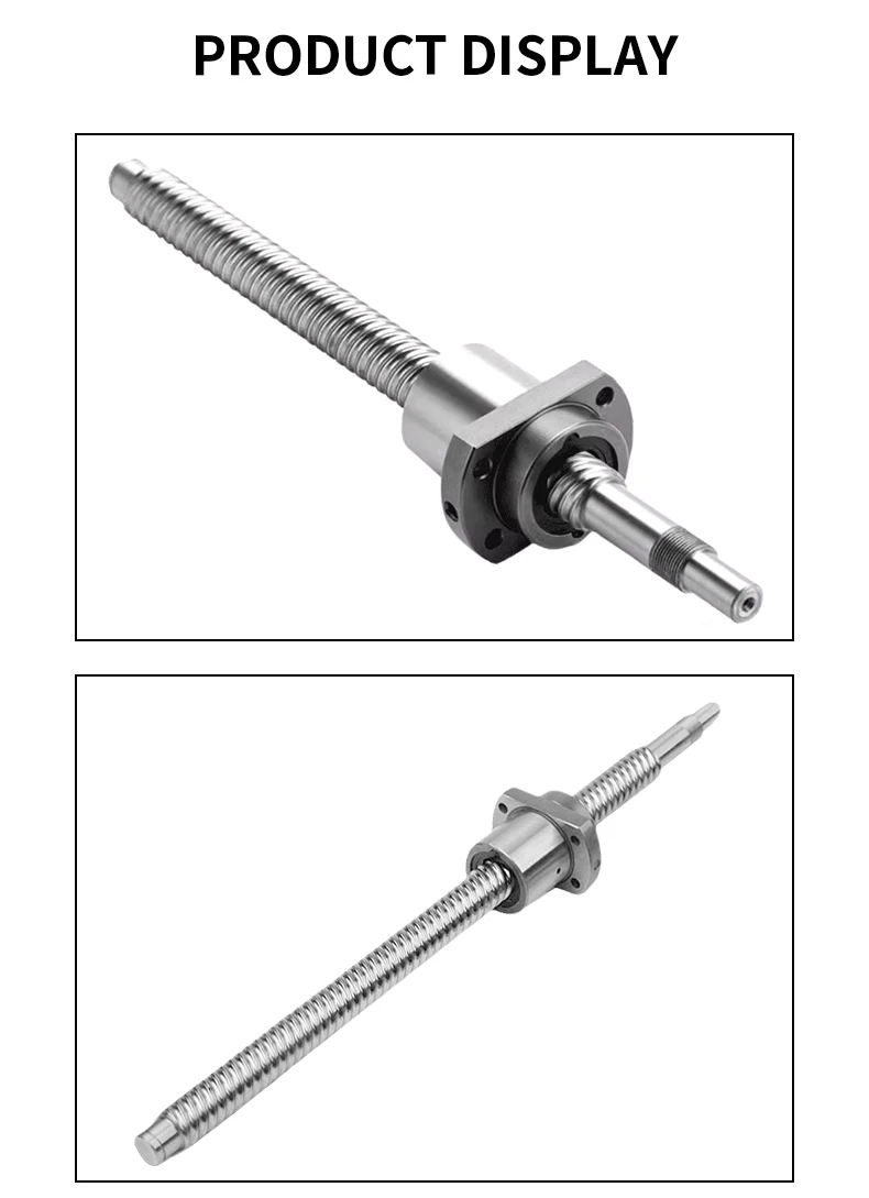 Hochpräzise Kugelumlaufspindel DFU3210 SFS3220 SFY3232 SFE3232 SFU3210 Länge 100-1150 mm mit Kugelmutter CNC-Getriebeteile – Detail 18
