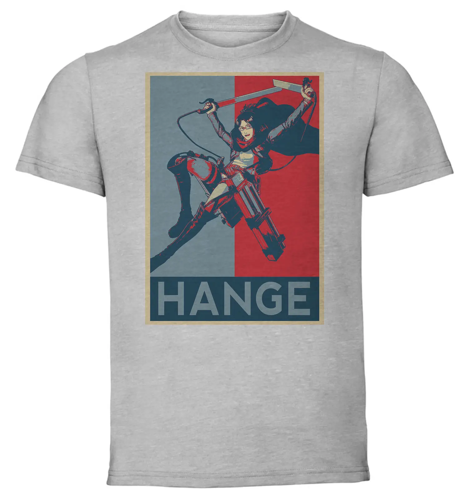 T-Shirt -   Knit - Propaganda Attack on Titan - Zoe Hange- Unisex clothing