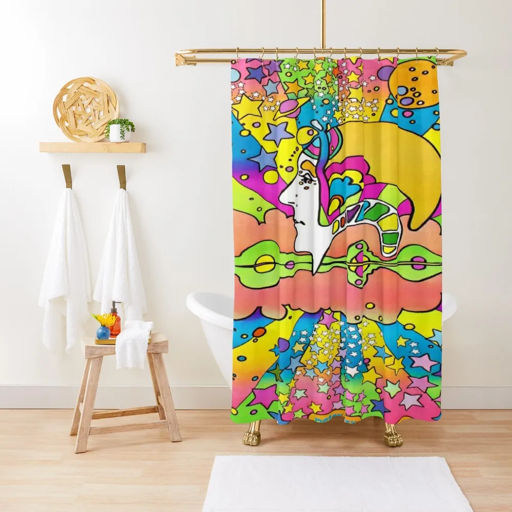 

peter max digital painting for sale Shower Curtain For Bathrooms Anime Bathroom Shower For Bathroom Curtain