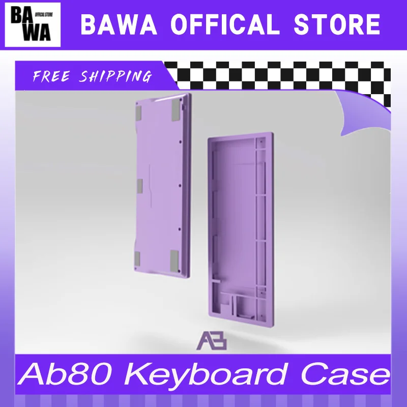 

Чехол для игровой клавиатуры Ab80, цинковый сплав, раскладка 80%, корпус механической клавиатуры, индивидуальная поддержка, аксессуар для ремонта Wooting80he