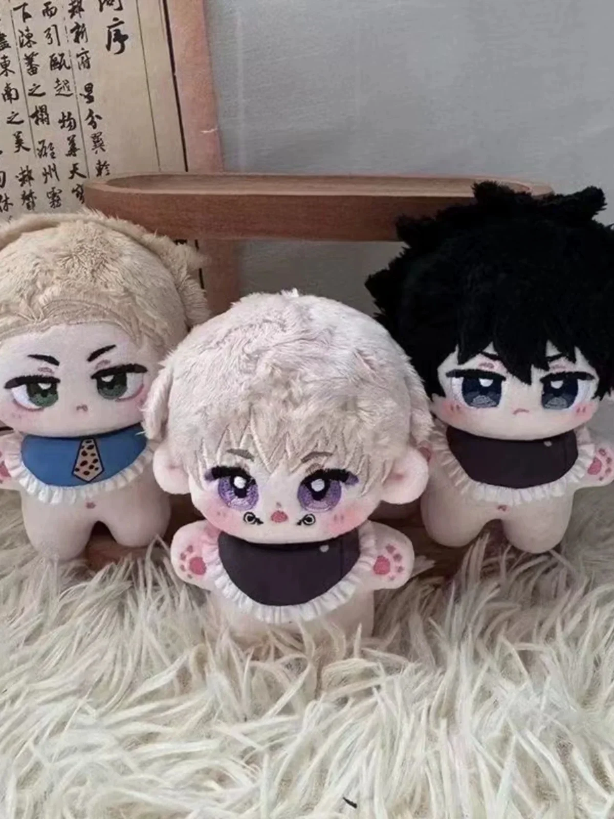 Anime Jujutsu Kaisen Fushiguro Megumi Inumaki Toge Cosplay Haliaster Plush Cotton Doll Cartoon Dolls Maumet Toys Pendant Xmas