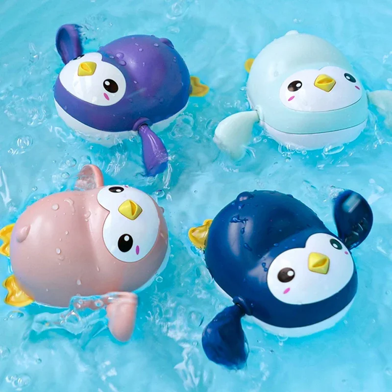 Giocattoli da bagnetto per bambini Nuoto per bambini Bambole a orologeria Gioca con acqua Divertimento da bagno Carino Divertente Bagno per bambini Doccia Vasca da bagno Animali Giocattolo