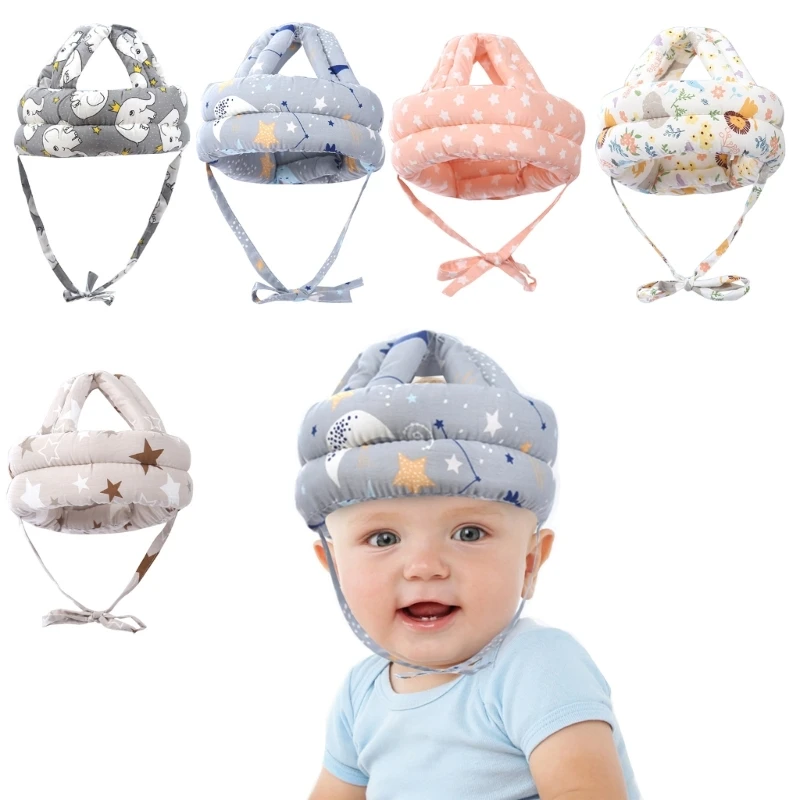 Drop-resistant Helmet Protective Hat Baby Learn to Walk Children Toddlers Hat Anti Collision Hat for 12-36 Months