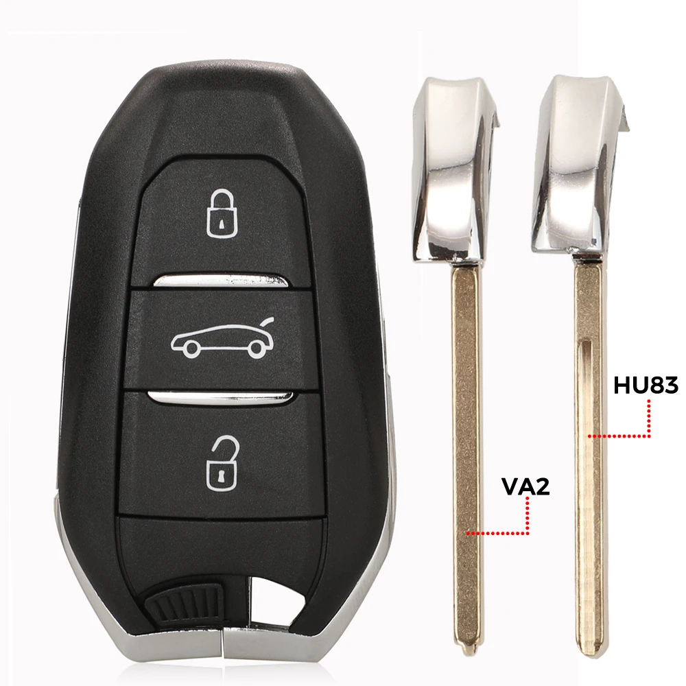 jingyuqin Remote Key Shell For Peugeot 308 3008 4008 5008 508 Expert For Citroen Picasso C4 DS4 DS5ls ds6 ds7 VA2 HU83 Blade