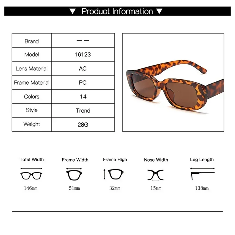 Small Square Frame Sunglasses Vintage Women Luxury Brand Small Rectangle Sun Glasses Female Punk Sun Shade Glasses Eyewear UV400