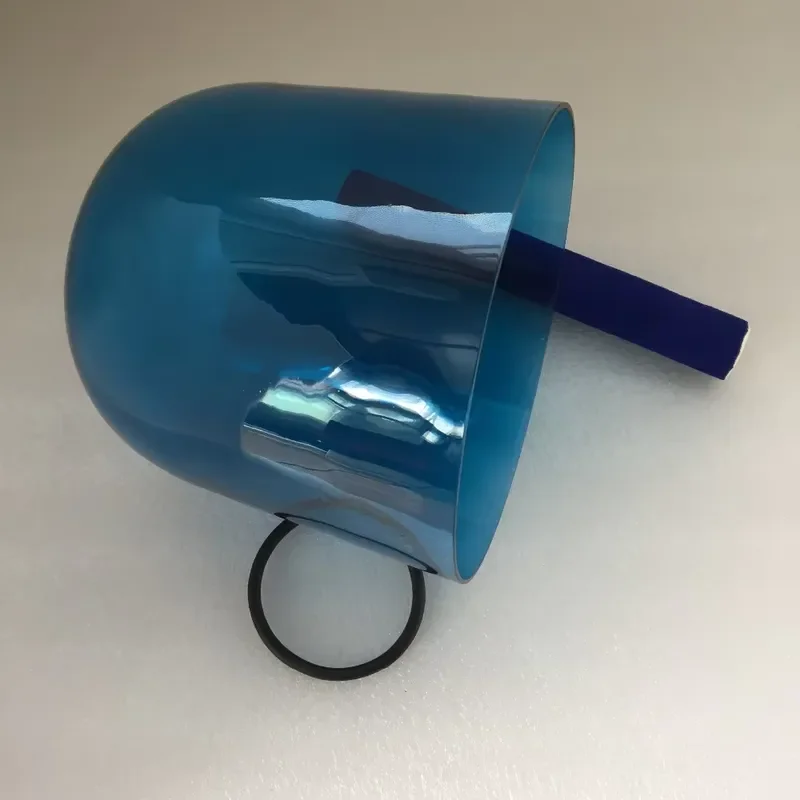STAR LIN KUP 7 Inch Indigo Crystal Singing Bowl 432Hz Third Octave A Note for Third Eye Chakra G Note for Throat Chakra