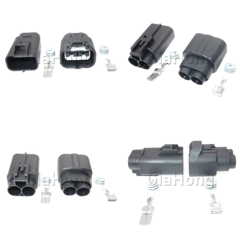 

1 Set 2 Ways MG642928-5 MG652934 AC Assembly Car High-power Electric Wire Connector Auto Electric Fan Sockets For Toyota Lexus