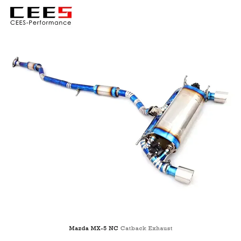 CEES Catback Exhaust for Mazda MX-5 NC 2.0 2009-2014 Titanium Escape Exhaust System Exhaust Pipe Muffler