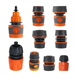 High Quality 1/2 3/4 Inch Car Wash Hose Quick Connector For 16mm 20mm Hose Water Stop Joint Irrigation Fittings Pipe Adapters