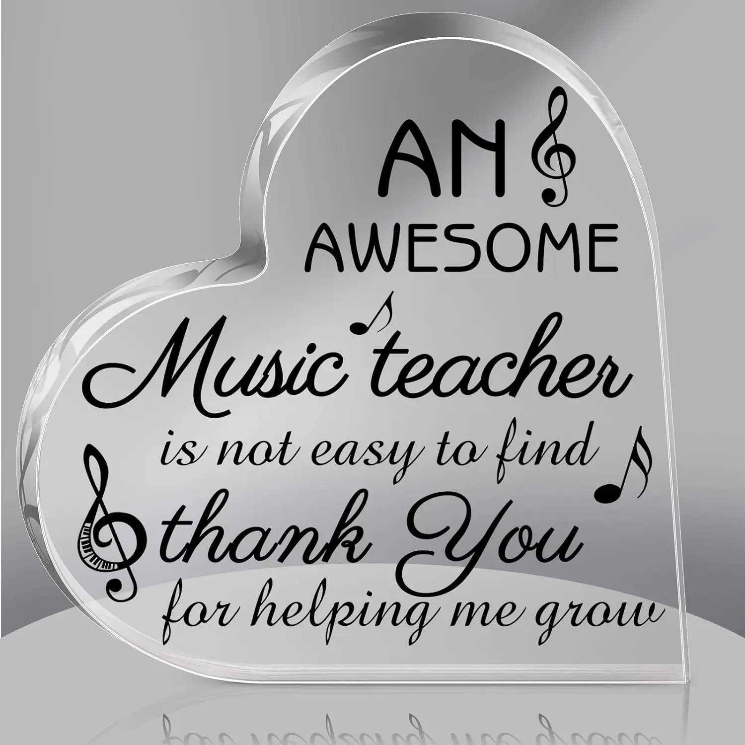 Music Teacher Appreciation Gifts for Women Acrylic Gifts Thank You Gifts for Music Best Teacher Gifts Keepsake