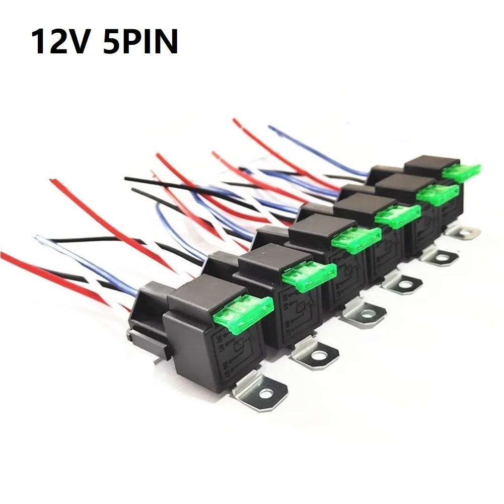 Automotive Control Device 30A for auto Relay Long Lifespan Cycles High Current Capacity Extreme Temperature Resistant