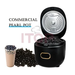 Um pote elétrico ITOP-Boba, pote antiaderente automático multi-propósito de pérola, controle inteligente de temperatura, fogão Bubble Tapioca