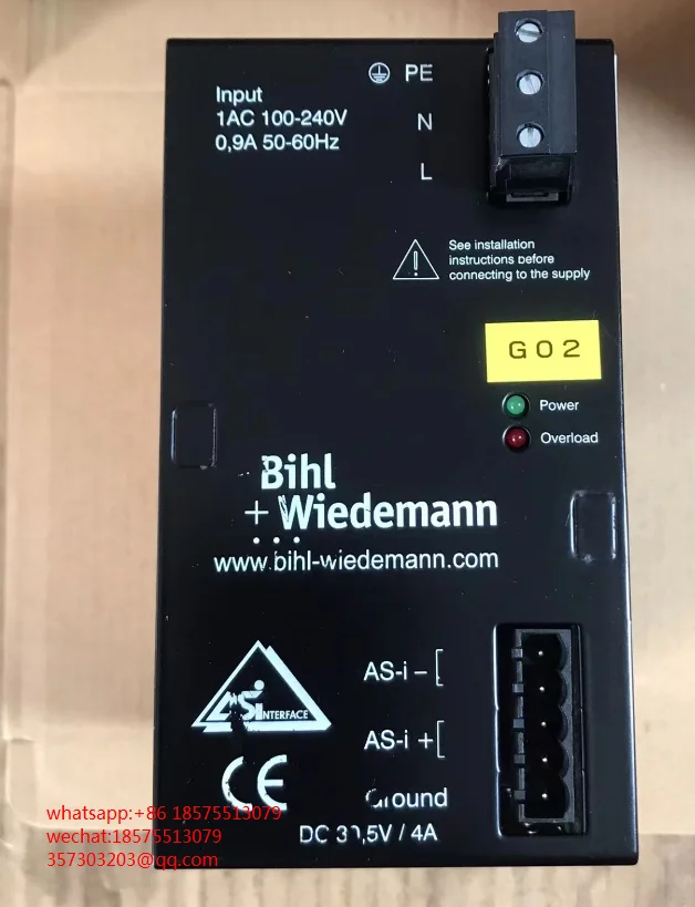 สำหรับ bihl + Wiedemann แหล่งจ่ายไฟ BW1649 149501-51061 1ชิ้น