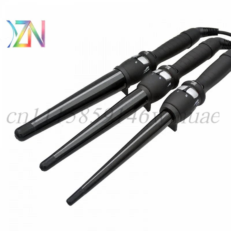 Conical curling iron large curls inward curls pear blossom perm bangs electric curling rod ceramic glaze hair protection 32mm la