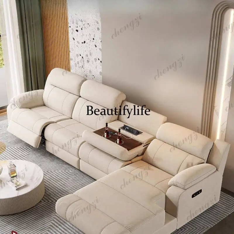 Italian White Electric Recliner Sofas Wood Cheap European Quality Living Room Sofas Luxury Modern Divano Soggiorno Furniture