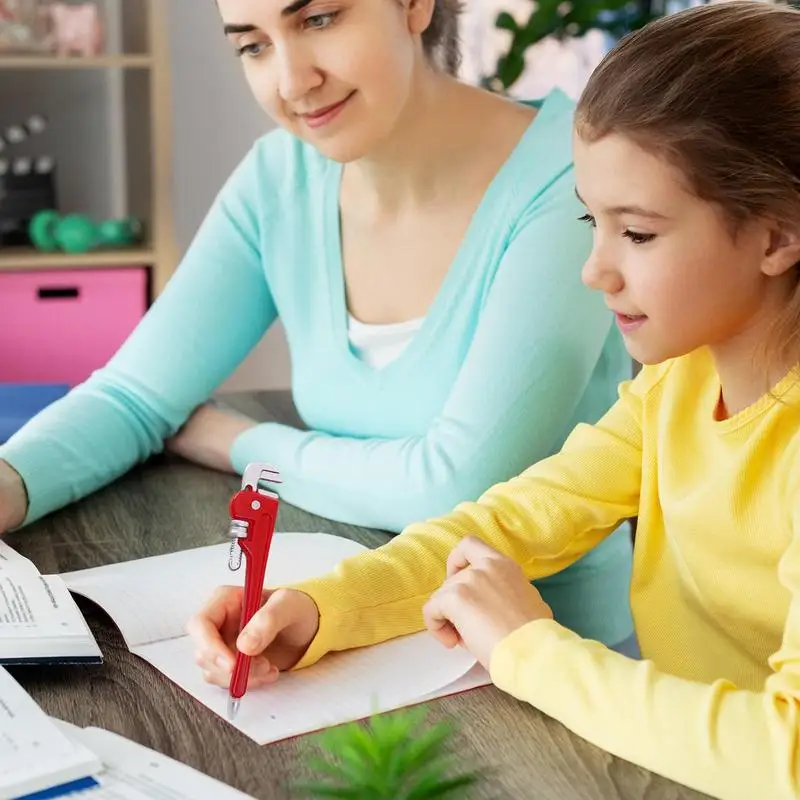 하드웨어 모양 펜, 창의적인 글쓰기 볼펜, 파이프 렌치, 펜치, 스패너 디자인, 부드러운 글쓰기 만화