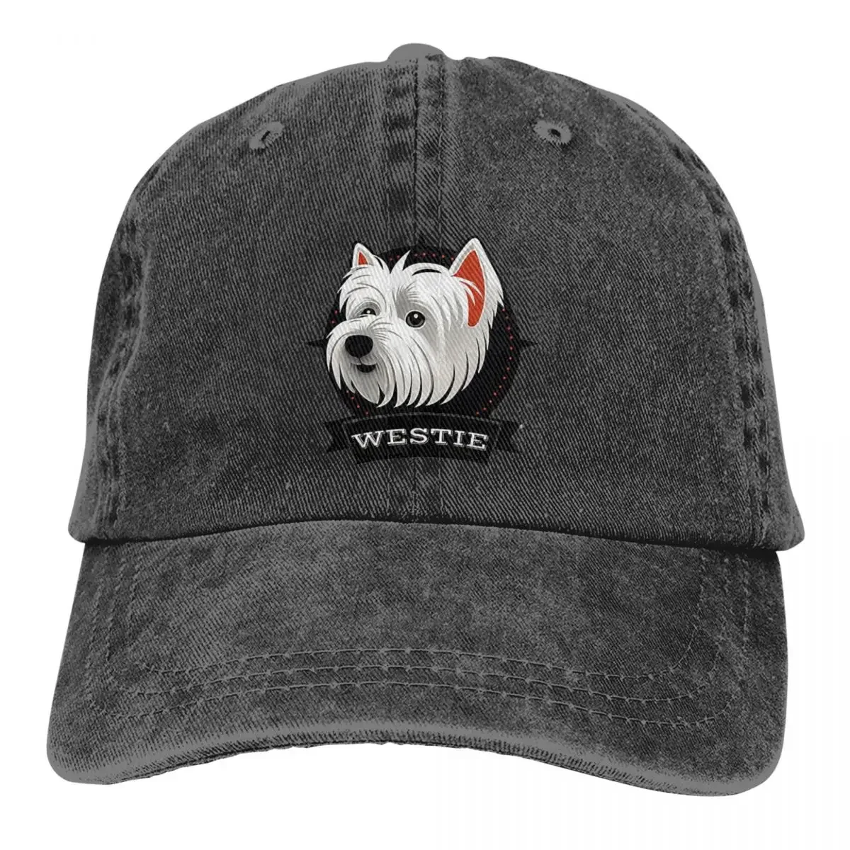 

Westie Baseball Cap Men Hats Women Visor Protection Snapback West Highland Dog Caps