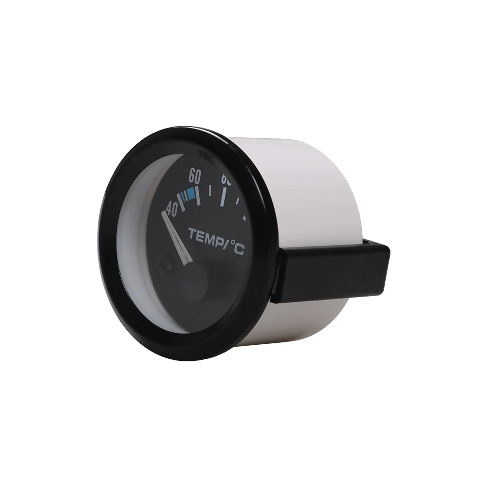 

52mm 2 Inch Car Water Temperature Gauge 40-120°C White Light Pointer Car Meter
