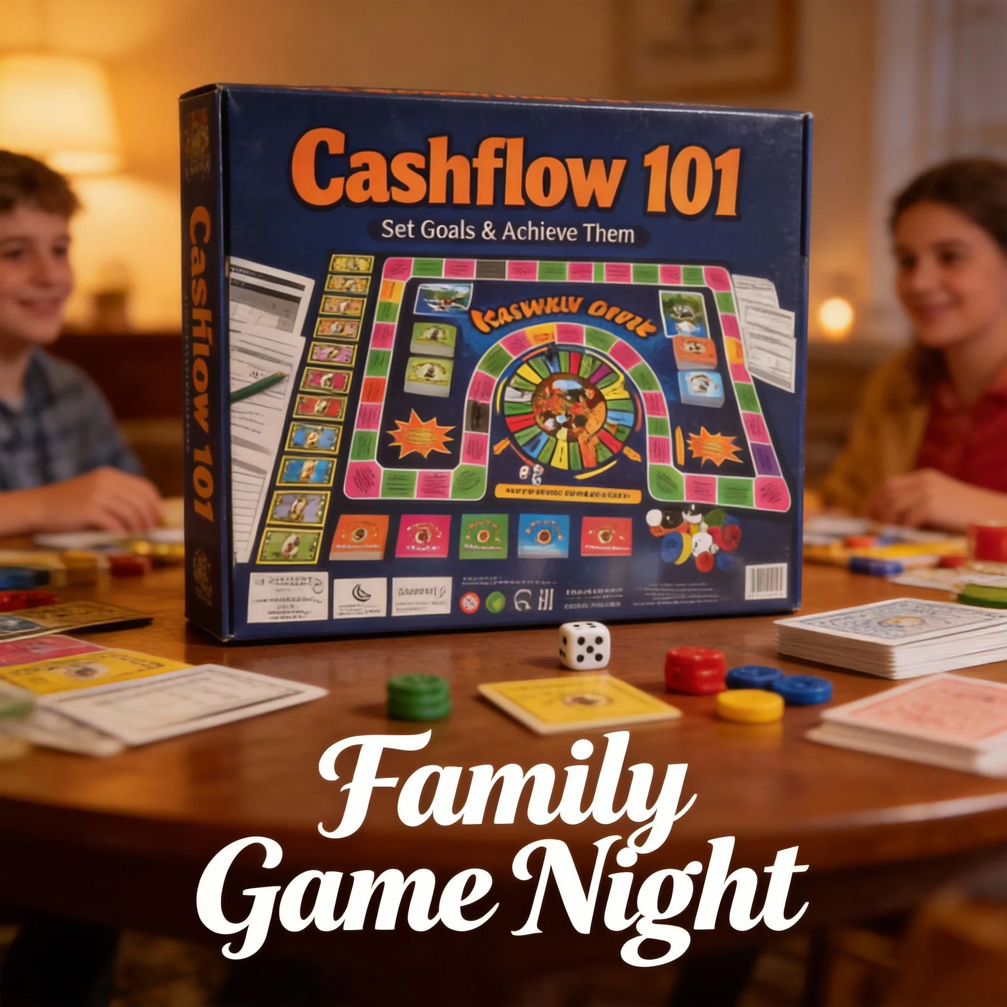 

Настольная игра Cashflow 101 - Освойте финансовую грамотность и создайте богатство для семейных вечеров игр, научитесь умно инвестировать