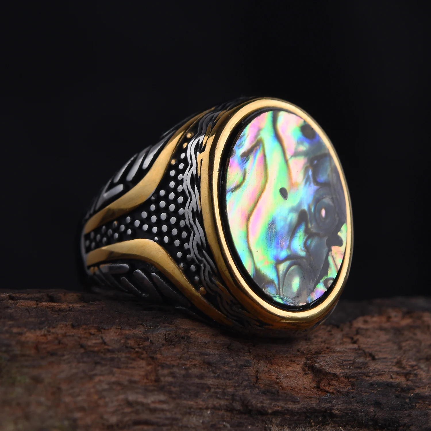 R3231Men\'s/Women Many Gem style colors 316LStainless Steel Rings Classic Fashion Trend Jewelry High Quality Products