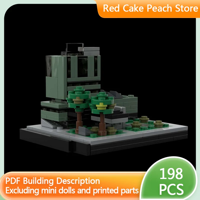 

Street View Model MOC Building Bricks Vertigo Campus Architecture Modular Technology Children Holiday Gifts Assemble Toys Suit