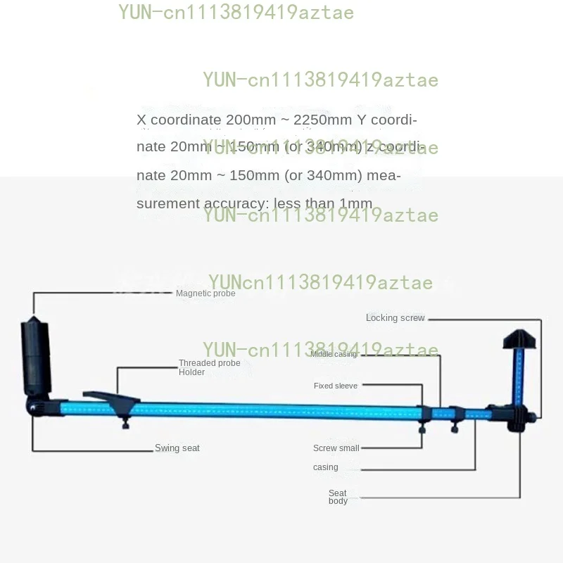 NEW 2D Auto Body Measuring System repair frame machine auto chassis tram gauge car body collision measuring system measuring .