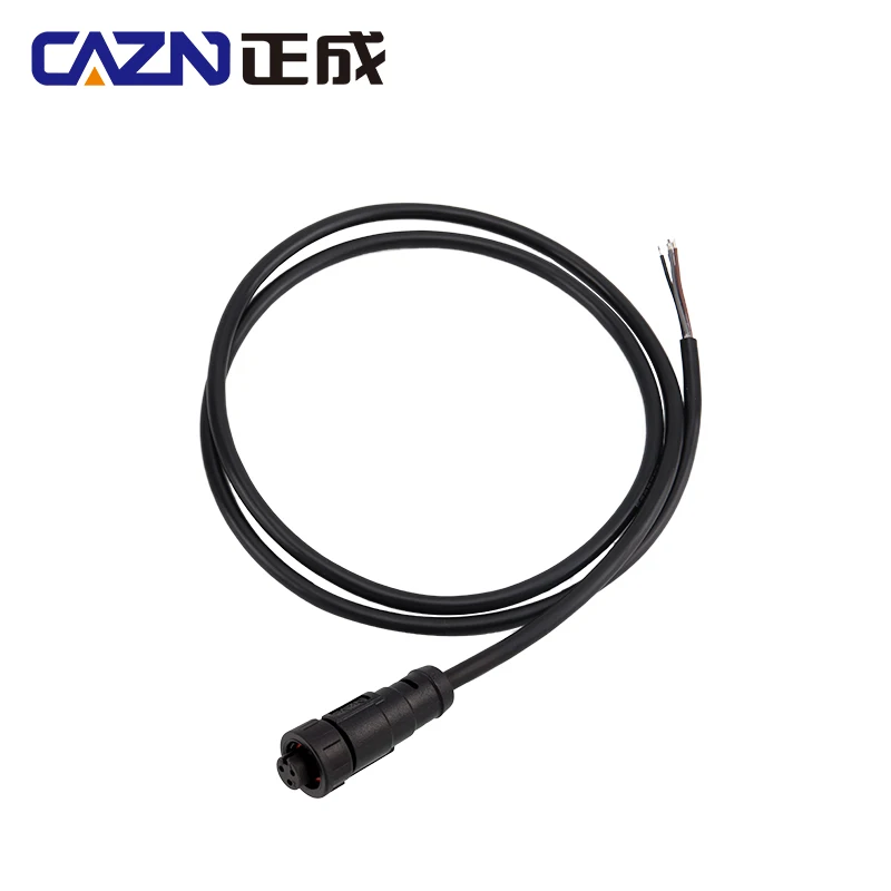 CAZN Waterproof Plastic Connector Cable 1Meter Long Mini Size Overmolding Cable for Lighting