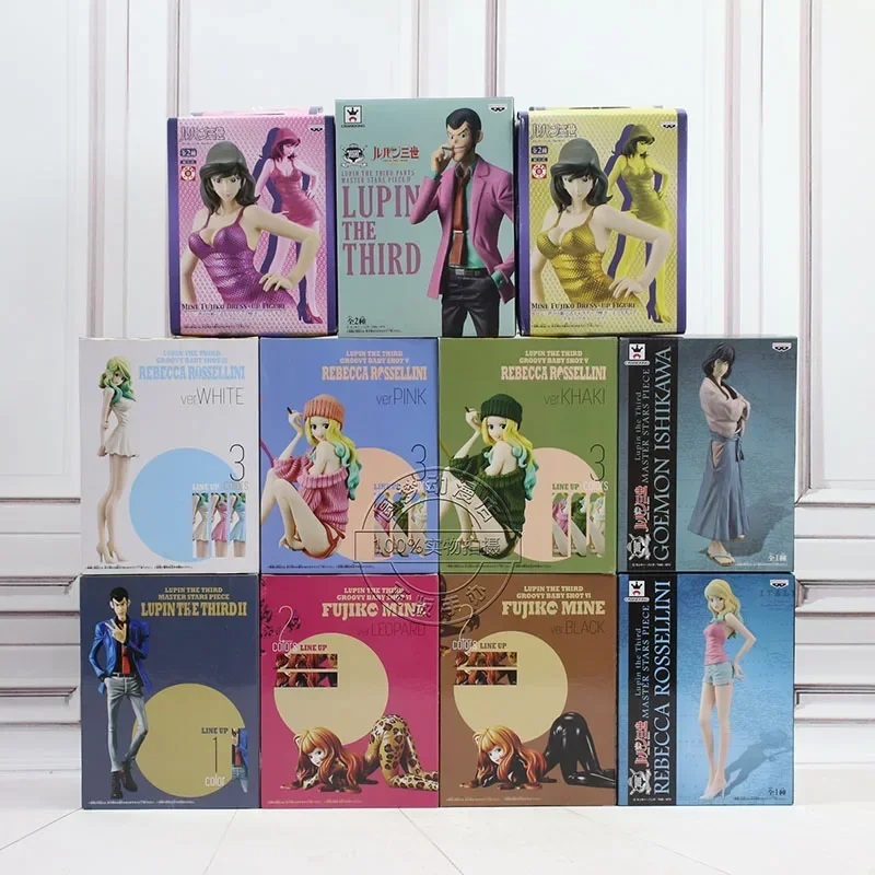Lupin el tercer Rupan Sansei figura de acción Lupin Jigen Daisuke Mine Fujiko Ishikawa Goemon Koichi Zenigata modelo juguetes de adorno