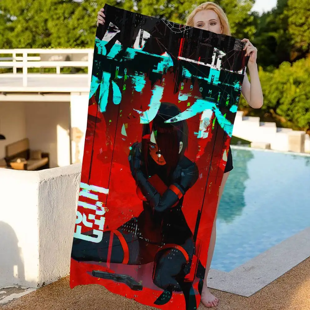 Signalis Survival Horror Indie Game Microfiber Beach Towel Absorbent Quick dry Soft Yoga Swimming Resort Mountain Climbing Towel
