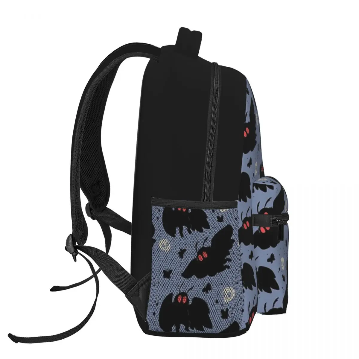 Mothman-Sac à dos bleu lumière du jour pour étudiants, cartable à la mode, sac à dos grande capacité, 16 ", 03, nouveau