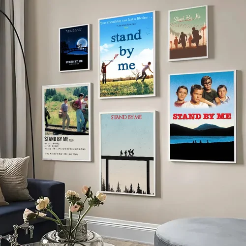 집 거실 침실 입구 바 레스토랑 카페 아트 페인팅 장식, 포스터 용지 인쇄, 스탠드 바이 미, 1 개 