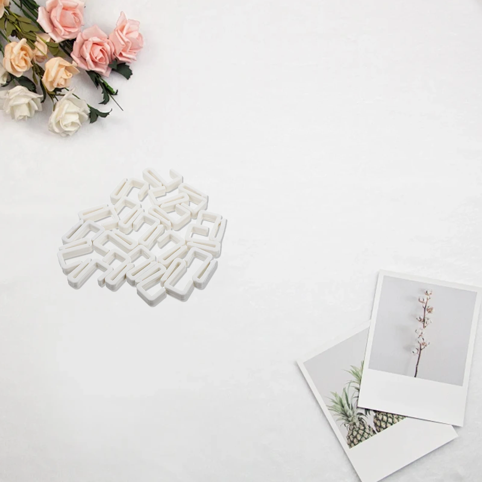 

20Pcs Plastic S Hooks Solid Design Heavy Duty Versatile S Shaped Hooks for Wardrobe Kitchen Bathroom Garage Organizer