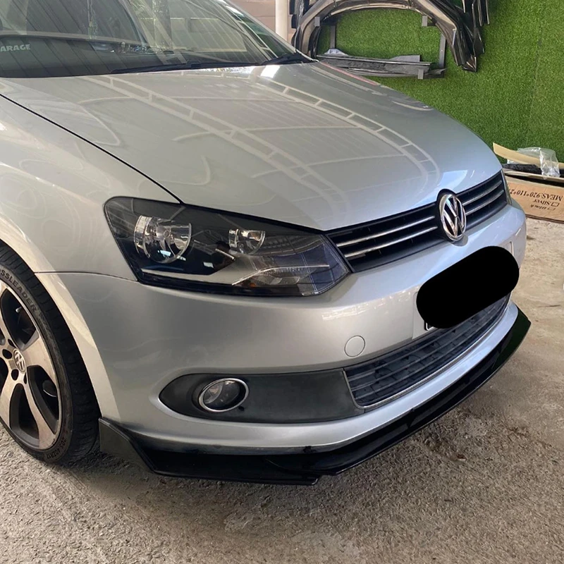 

For VW Vento Front Splitter Bumper Lip Spoiler Body Kit Accessories