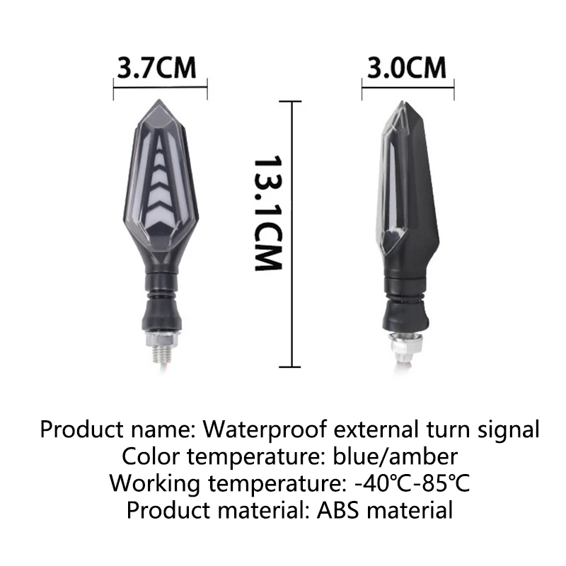 Double Side Flowing Motorcycles Turn Signals Light For Honda CBR600RR CBR954RR CB1000R CBR1000RR CBR1100XX.