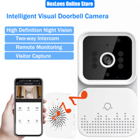Smart Wireless Video Doorbell Digital Visual Intercom Digital Door Peepholes WIFI 2.4G 5GHZ 1080P Home Security Door Bell Camera