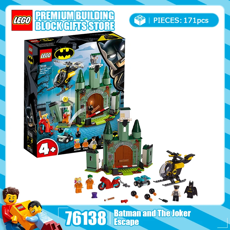 

LEGO Building Blocks 76138 76157 Hero Batman Joker Escape Children's Puzzle Puzzle Puzzle Toy