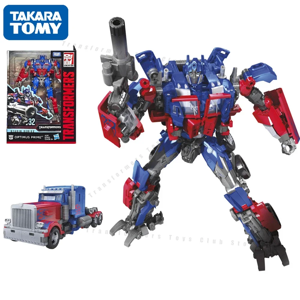 In Stock Original Takara Tomy Transformers Studio Series SS32 Voyager Class Optimus Prime Action Figure Collection Model Toys