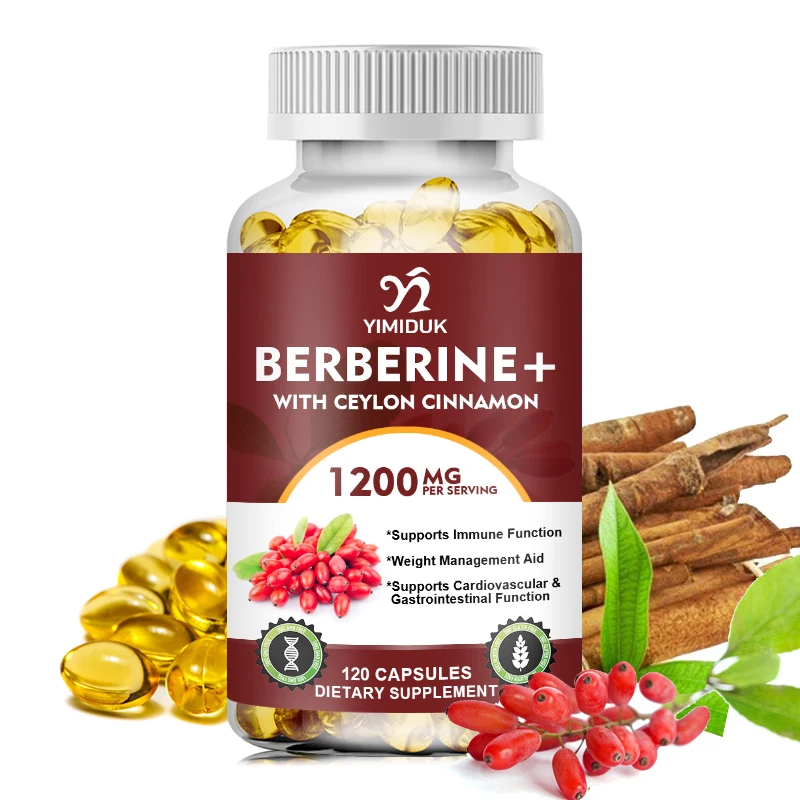 

Капсулы с корицей Berberine & Ceylon Антиоксидантная иммунная система, сердечно-сосудистая и желудочно-кишечная функция Здоровое питание