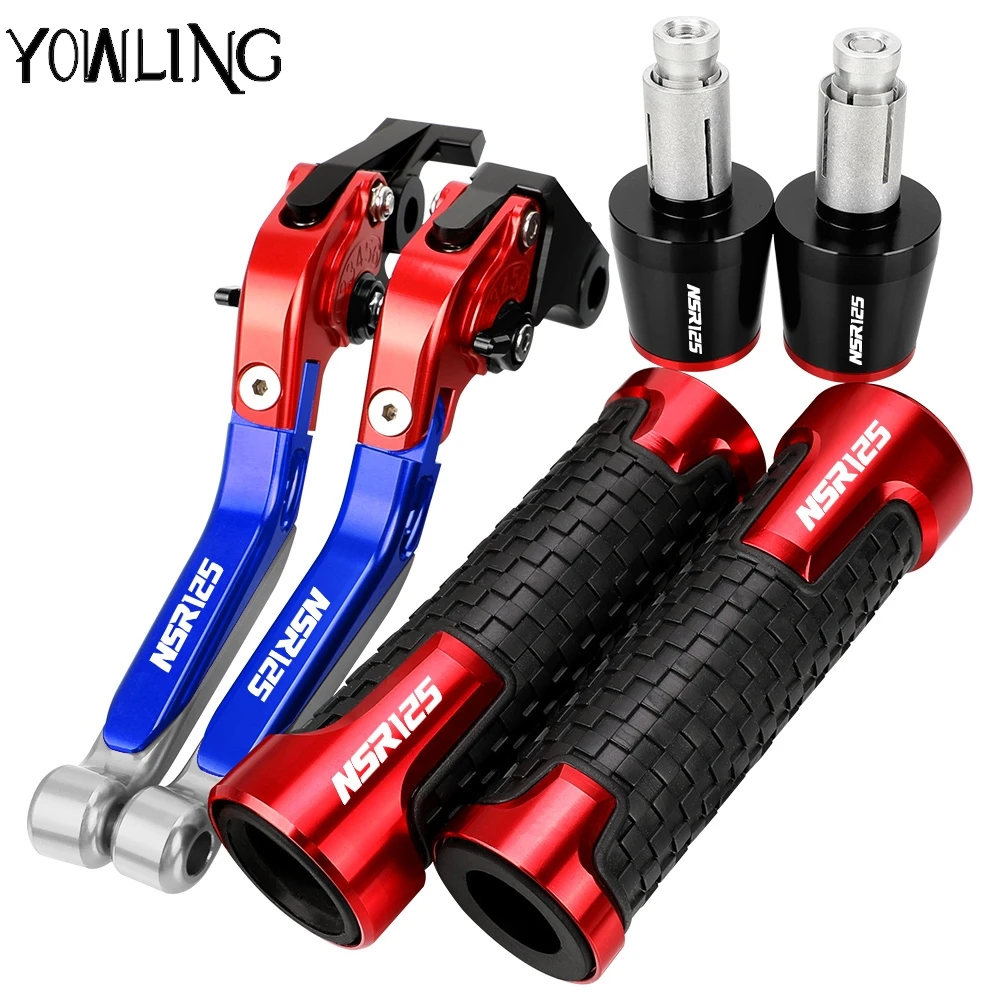 Adjustable Extendable Folding Motorcycle Clutch Brake Lever Handlebar grips ends FOR HONDA NSR125 NSR 125 1988 1989 1990