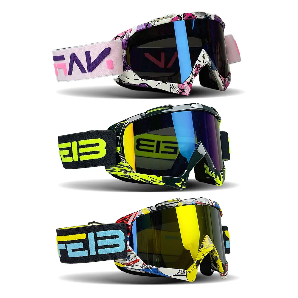 

Protective Goggles Outdoor Motorcycle Skiing Windproof Sandproof Eyewear Tactical Anti-Explosion Face Shield Motocross Glasses