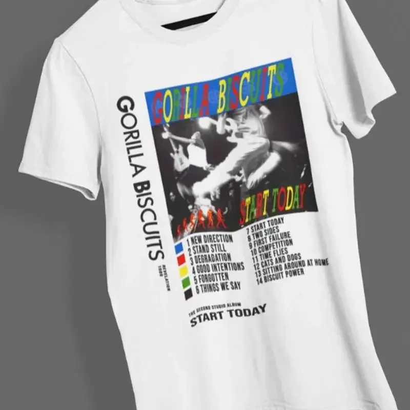 Gorilla Biscuits Start Today T Shirt Band